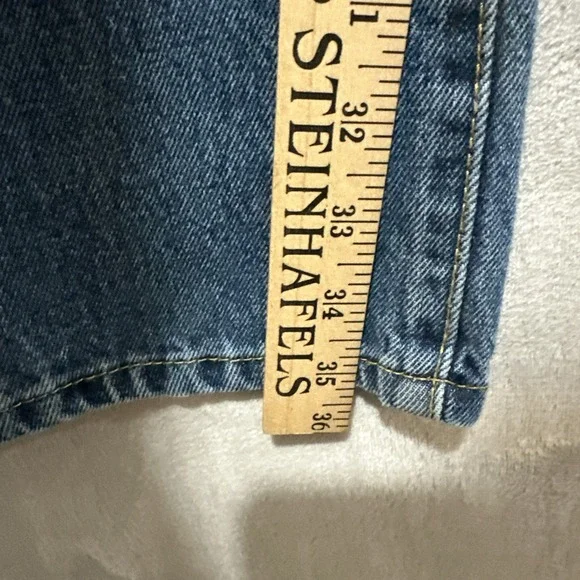 Levis 517 Mens Bootcut Jeans Size 32 Medium Wash Blue Denim Slim Fit - Picture 9 of 11